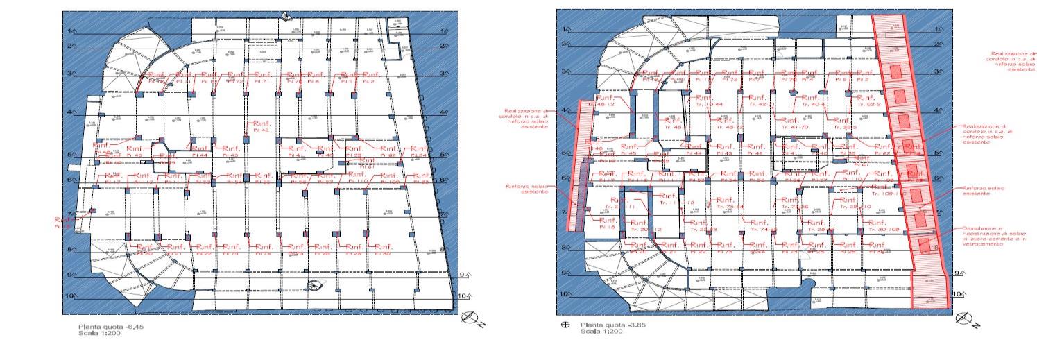 Rinforzi ai piani autorimessa