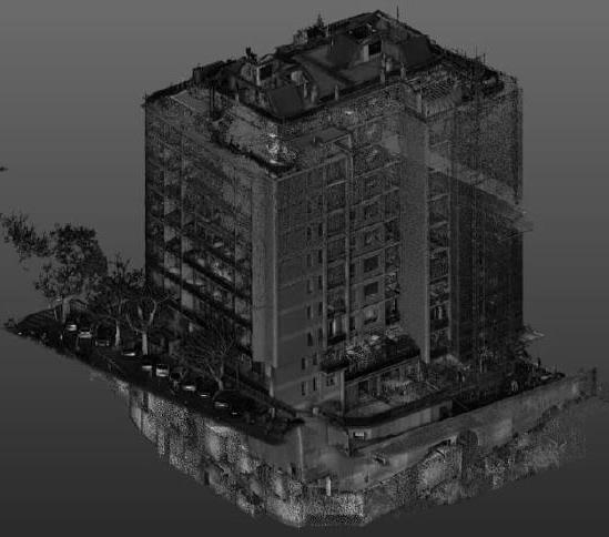 Rilevo laser scanner dell'edificio