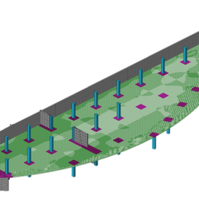 3D struttura parcheggio