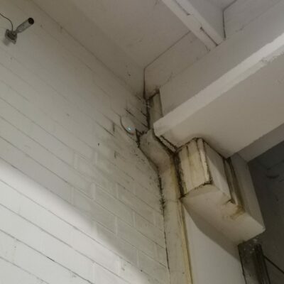 Foto di infiltrazione sul giunto