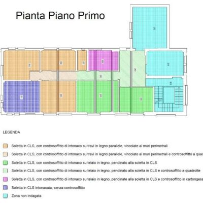 Pianta solai piano primo