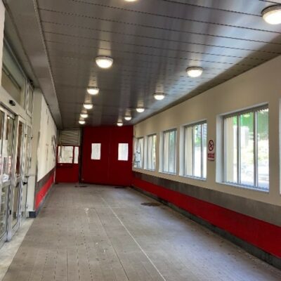 Preparazione della nuova soletta e immagini dello SDF-3