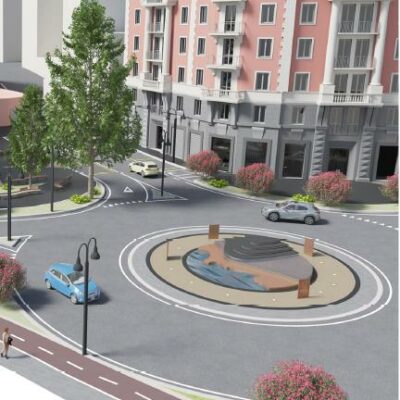 Stato di progetto render 3D