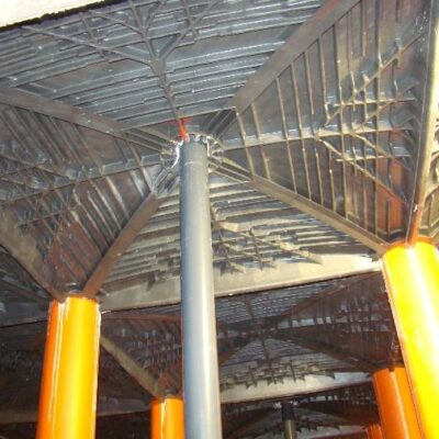 Foto del cantiere e della dotazione impiantistica.